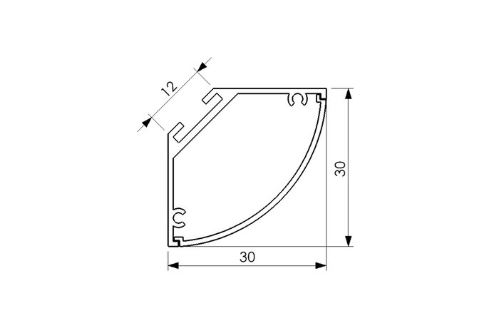 PEGASUS HALBRUND 30x30